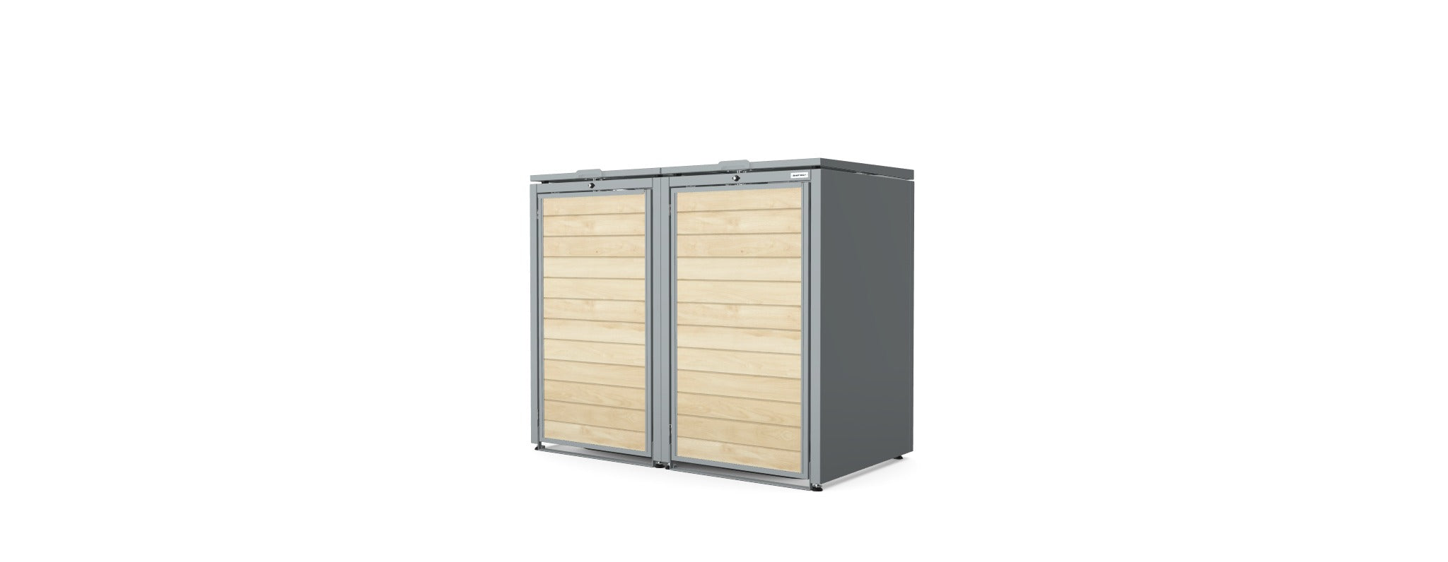 Müllbox BinBoxy Holz 240L