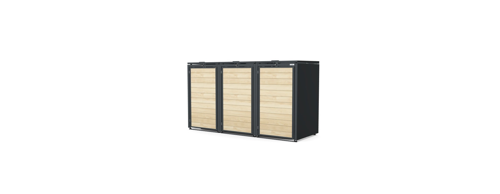 Müllbox BinBoxy Holz 240L