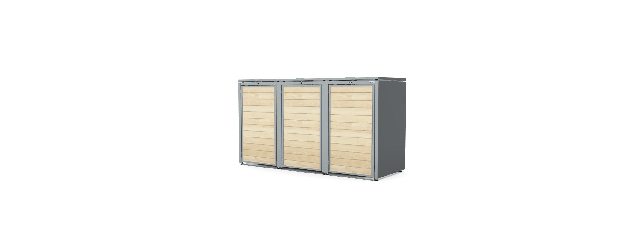 Müllbox BinBoxy Holz 240L