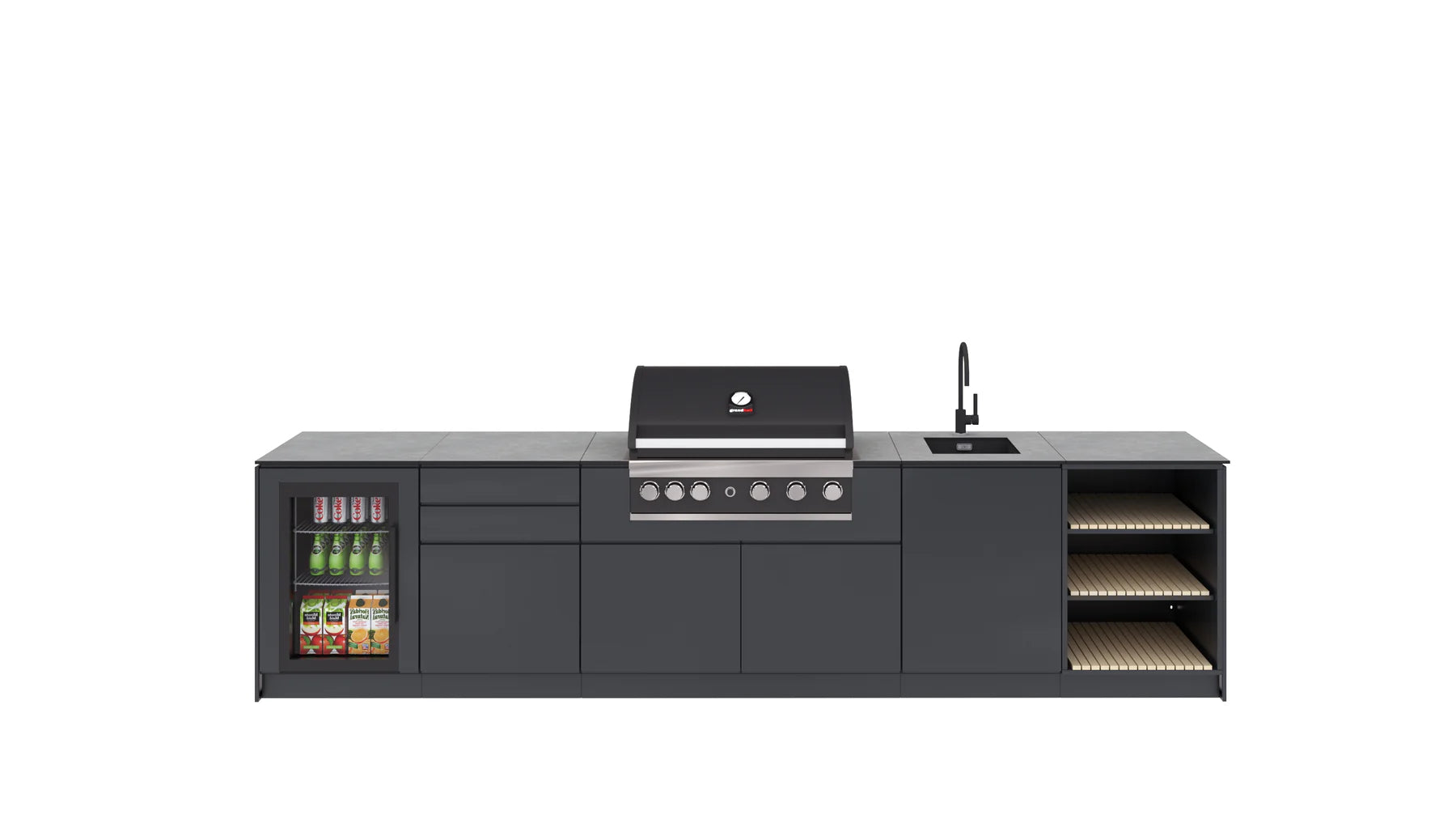 KitchenBOXY SET 2 Standard Anthrazitgrau