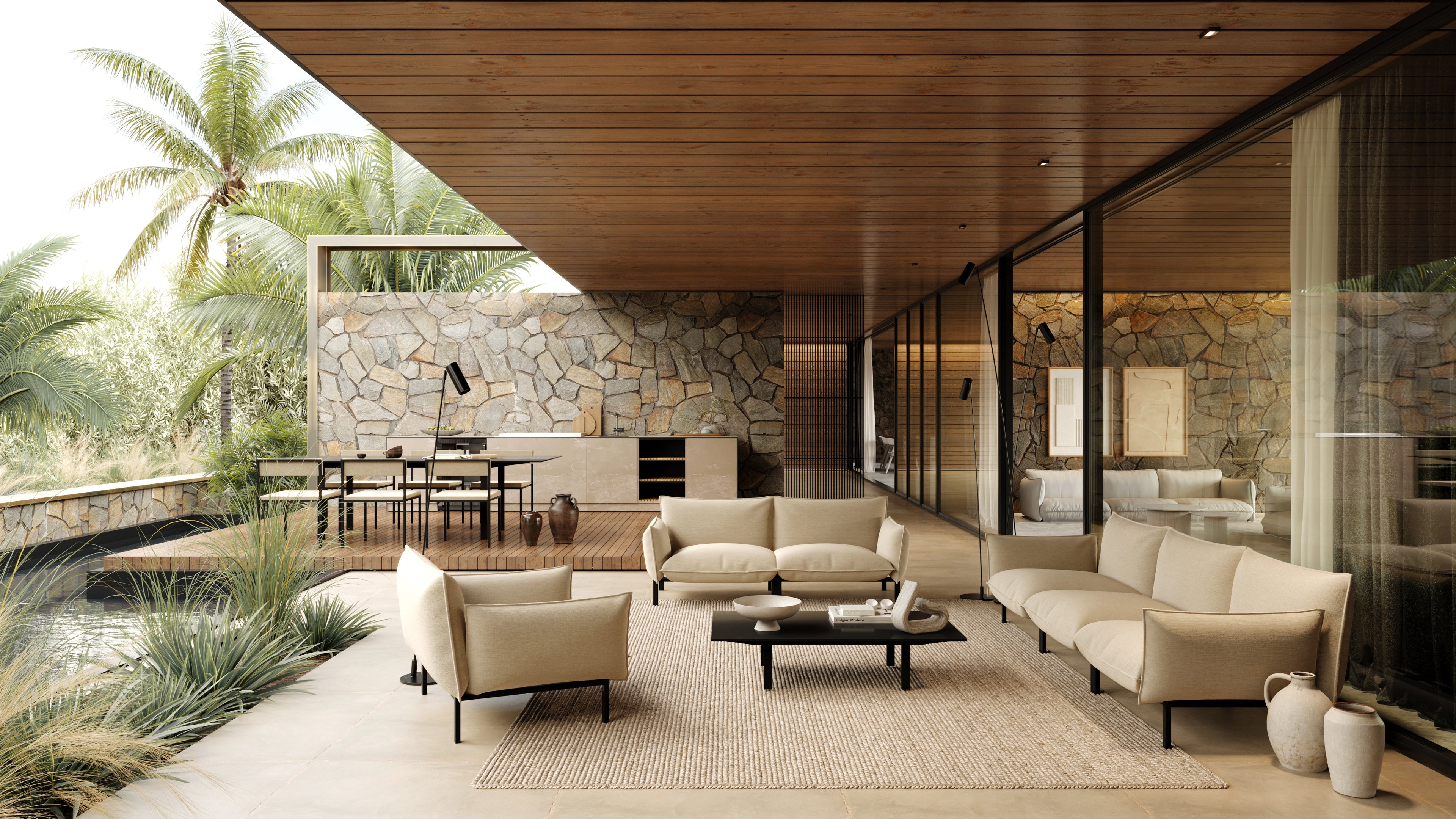 SofaBOXY 3-Sitzer - Outdoor Lounge